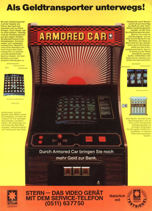 Armored Car (set 2) Arcade Game Cover